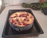 Foto del paso 7 de la receta: Bizcochuelo de reyes con crema pastelera y membrillo