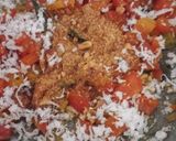 A picture of step 3 of Tomato Sabzi.