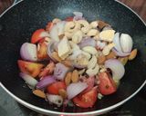A picture of step 1 of Shahi paneer.
