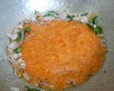 A picture of step 4 of Sponge gourd kadayal.