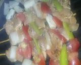 Une image de l'étape 2 de Les brochettes de poulet a la plancha.