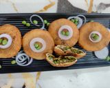 A picture of step 10 of Matar Kachori.
