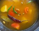 A picture of step 4 of Monsoon Season Bengali Khichudi Thali for lunch.