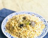 A picture of step 5 of Beef pulao.