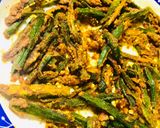 A picture of step 3 of Microwave cooked crispy lady’s figure.