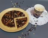 A picture of step 9 of Chocolate Pizza.