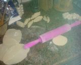 A picture of step 1 of Asian Dumplings, boiled.