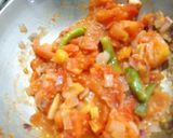 A picture of step 3 of Chettinad Tomato Chutney.