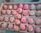 A picture of step 1 of Vanilla cupcakes without milk.