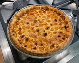 Une image de l'étape 10 de Tarte amandine aux mirabelles.