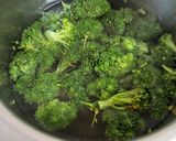 A picture of step 1 of Broccoli Potato Matar ki Sabji.