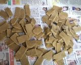 A picture of step 3 of Aate Ke shakarpare.