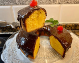 Foto del paso 20 de la receta: Bizcocho de mantequilla y naranja con ganache de chocolate