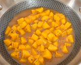 A picture of step 6 of Pazham Kalan-Kerala Ripe Banana Curry (with Phulka) -Sadya Special.