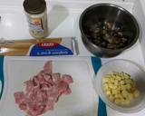 松阪豬蛤蜊白醬麵食譜步驟1照片