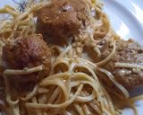 Foto del paso 7 de la receta: Spaghetti con albóndigas y salsa licuada
