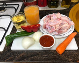 Foto del paso 1 de la receta: Alitas de pollo en salsa jardinera pasada por colador chino