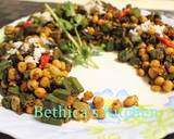 Bhindi Matar (Okra-White Peas) Stir Fry recipe step 4 photo