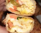 A picture of step 6 of Chicken large rolls.