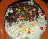 Foto langkah ke 4 dari resep Brownis kukus simple tanpa telur tanpa mixer.