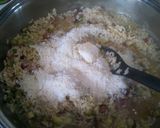 A picture of step 10 of Risotto with zucchini and saffron.