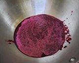 A picture of step 3 of Beetroot Hummus Breakfast Toast.