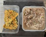 รูปขั้นตอนการทำที่ 6 ของ ไข่เจียวหมูสับ เหลืองทอง หอมกรุ่น