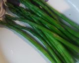 A picture of step 4 of Asparagus Tortellini Alfredo.