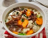 Foto langkah ke 8 dari resep Sup Kimlo Kembang Tahu Simple.