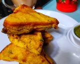 स्टफ़ ब्रेड़ पकौडा रेसिपी चरण 13 फोटो