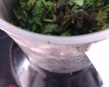 A picture of step 2 of Coriander Mint Chutney.