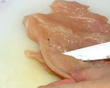 Foto langkah ke 2 dari resep Chicken Cordon Bleu Ekonomis.
