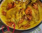 Foto langkah ke 9 dari resep Opor Ayam Kuning Sederhana.