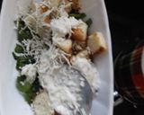 A picture of step 11 of Caesar salad.