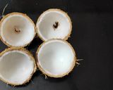 A picture of step 1 of Tender coconut smoothie.