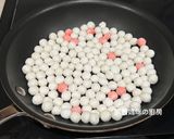 A picture of step 2 of Eggy Curry Pan-Fried Tangyuan.