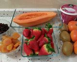 Foto del paso 4 de la receta Papaya con crema de queso y frutas