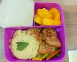 Foto langkah ke 8 dari resep Mashed Potato with Crispy Garlic Butter Chicken.