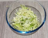 A picture of step 1 of Apple & Cabbage Salad.