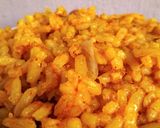 A picture of step 8 of Beetcarrot paste Jollof Rice.