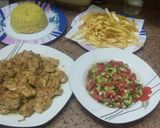 صورة لخطوة 2 من وصفة شيش طاووق دجاج🍗 في الفرن 😋😋