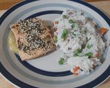 Lazac szelet ananász ágyon recept fázis 3 fotója