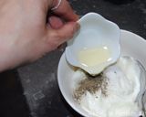 A picture of step 6 of Turkish Grilled eggplant salad with yogurt-mint sauce.