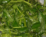 Foto langkah ke 3 dari resep Kangkung Saus Tiram.
