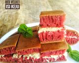 Foto langkah ke 4 dari resep Martabak Red Velvet isi Keju (no resting).