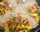 Foto del paso 5 de la receta: Arroz con Carne y pescado