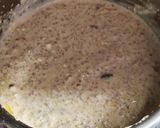A picture of step 5 of Doodh daliya in pressure cooker (with different toppings).