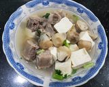 Hình bước làm 5 của món SP.0204 - Sườn Non Hầm Tàu Hũ & Nấm Rơm