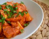 A picture of step 5 of Chicote-Style Patatas Bravas.