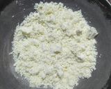 A picture of step 1 of Milk Powder Gulab Jamun.